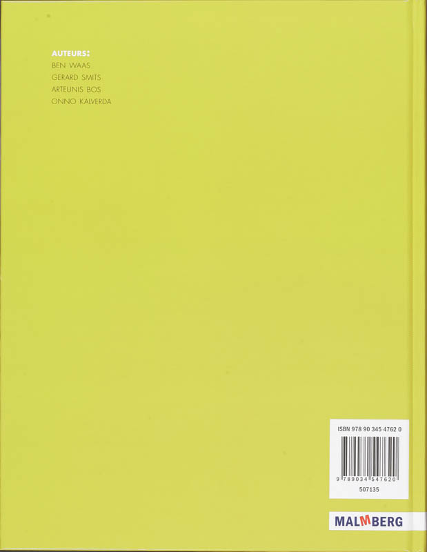 Achterkant van Handboek