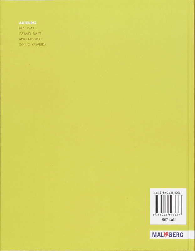 Achterkant van Handboek