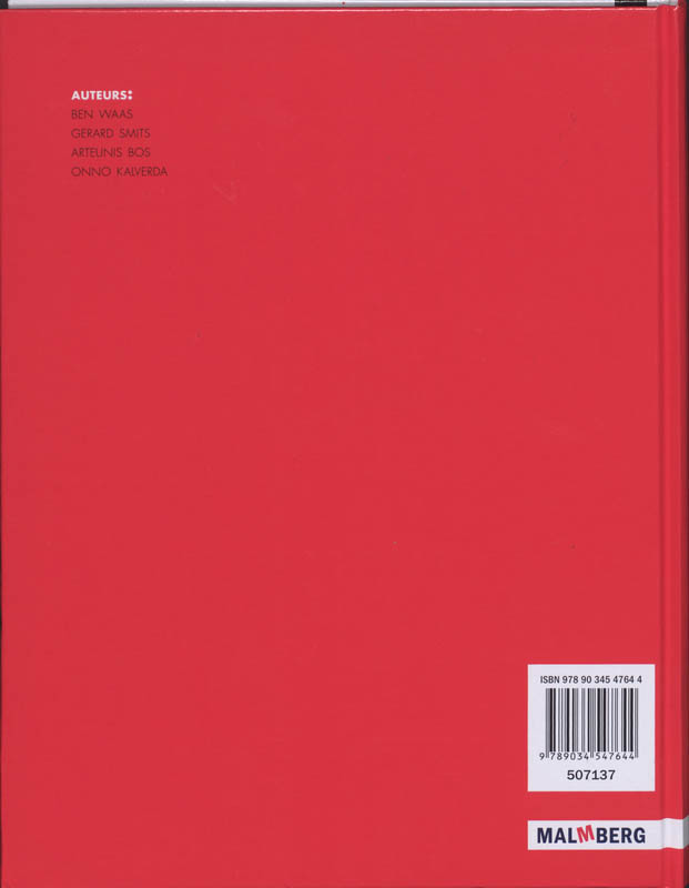 Achterkant van Handboek