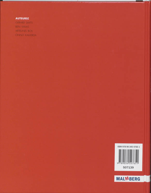 Achterkant van Handboek