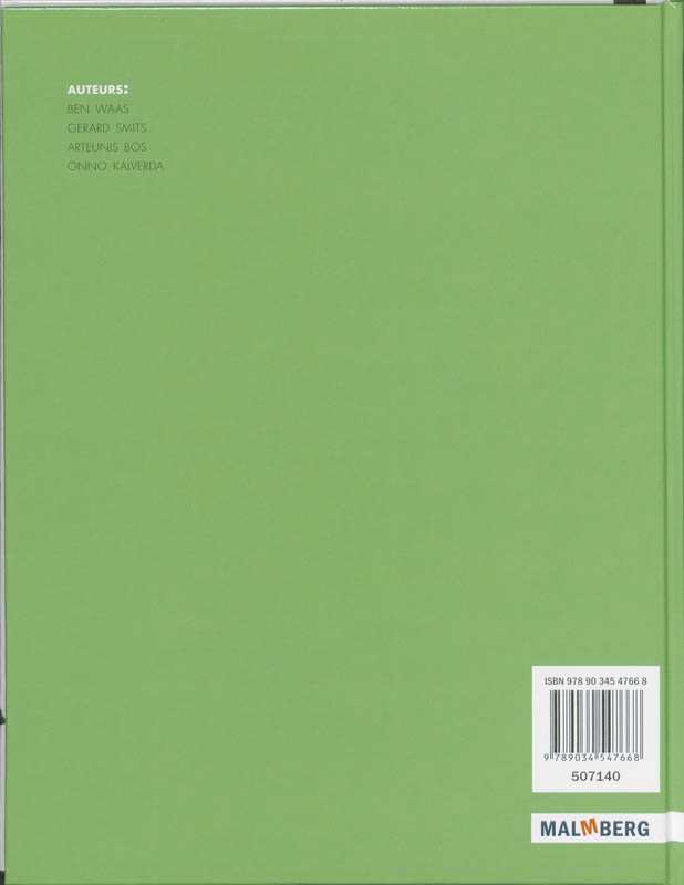Achterkant van Handboek