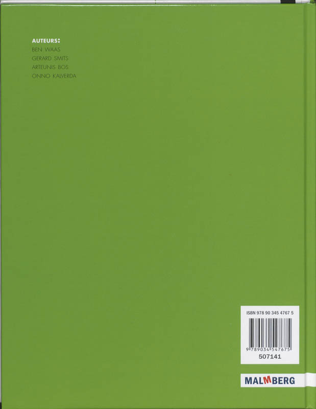 Achterkant van Handboek
