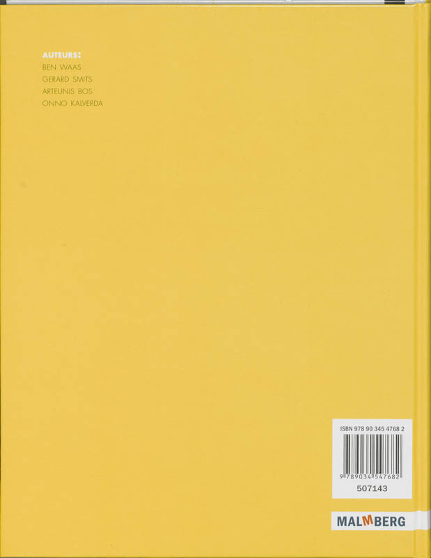 Achterkant van Handboek