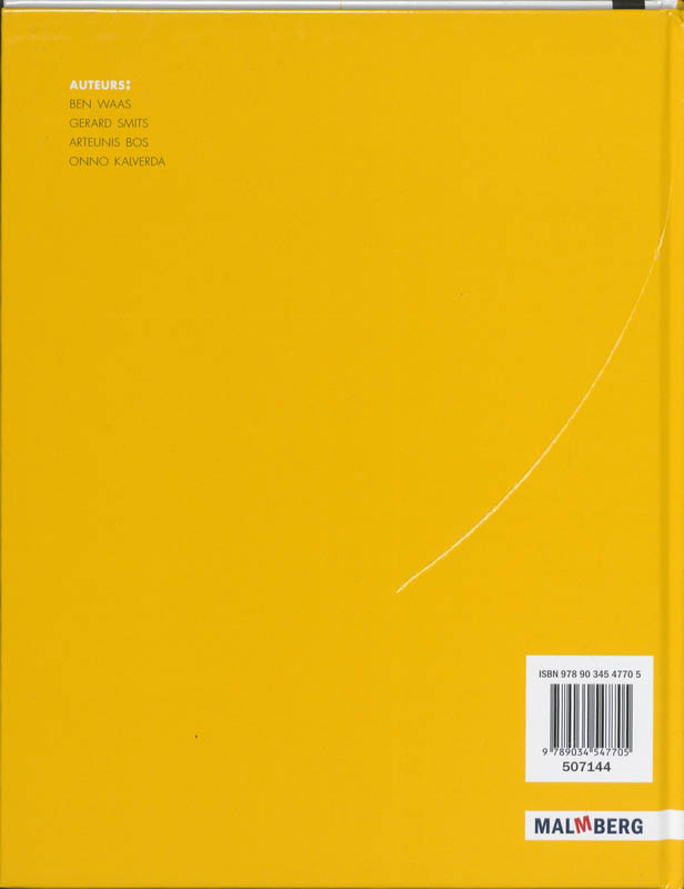 Achterkant van Handboek