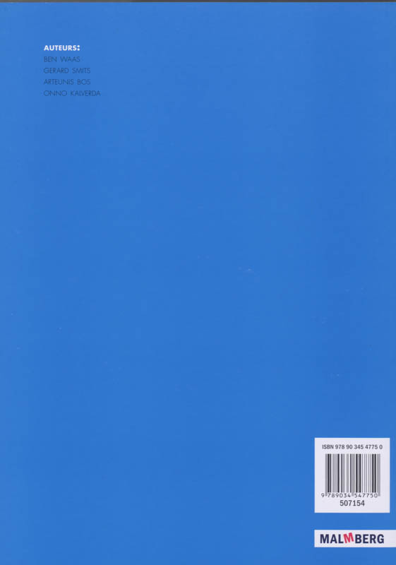 Achterkant van Leerwerkboek