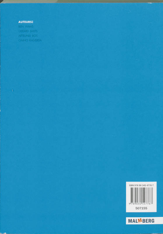 Achterkant van Leerwerkboek
