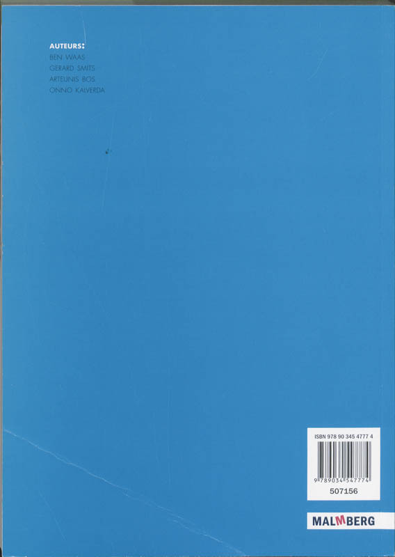 Achterkant van Leerwerkboek