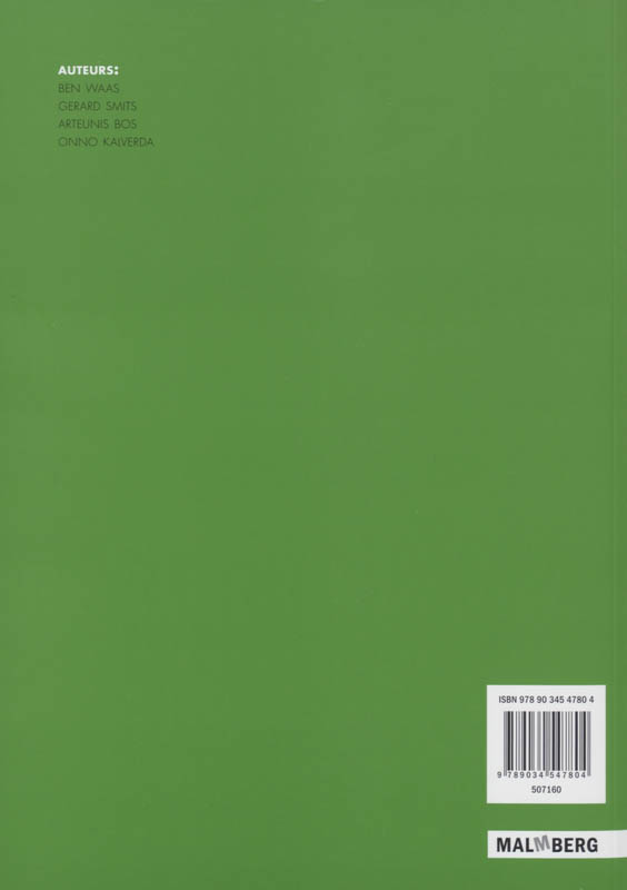 Achterkant van Werkboek