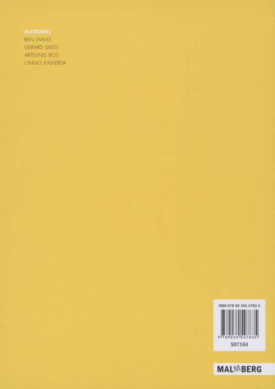 Achterkant van Werkboek