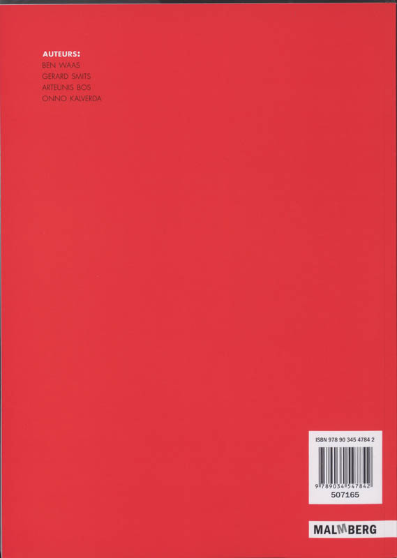 Achterkant van Werkboek