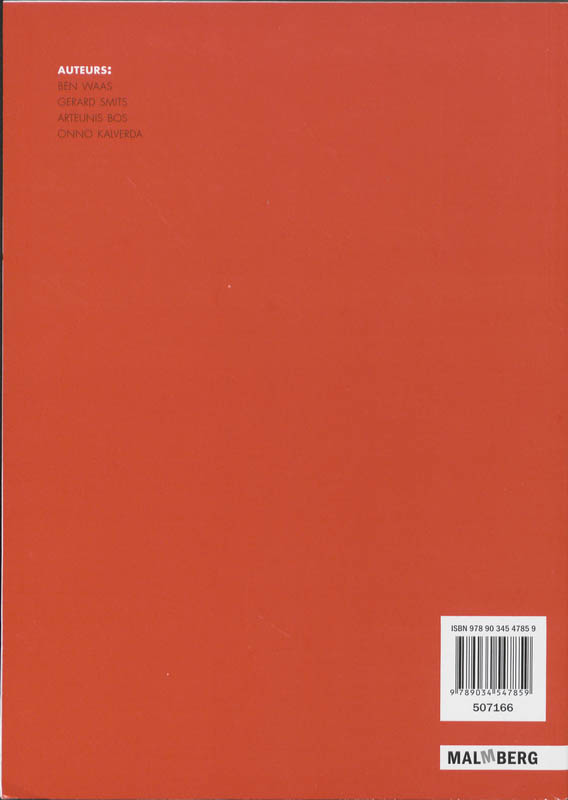 Achterkant van Werkboek