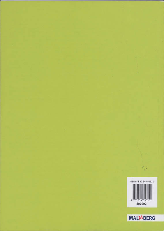 Achterkant van Antwoordenboek