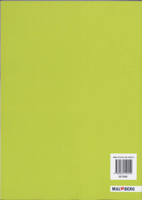 Achterkant van theorieboek