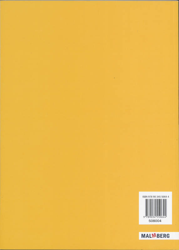 Achterkant van Antwoordenboek