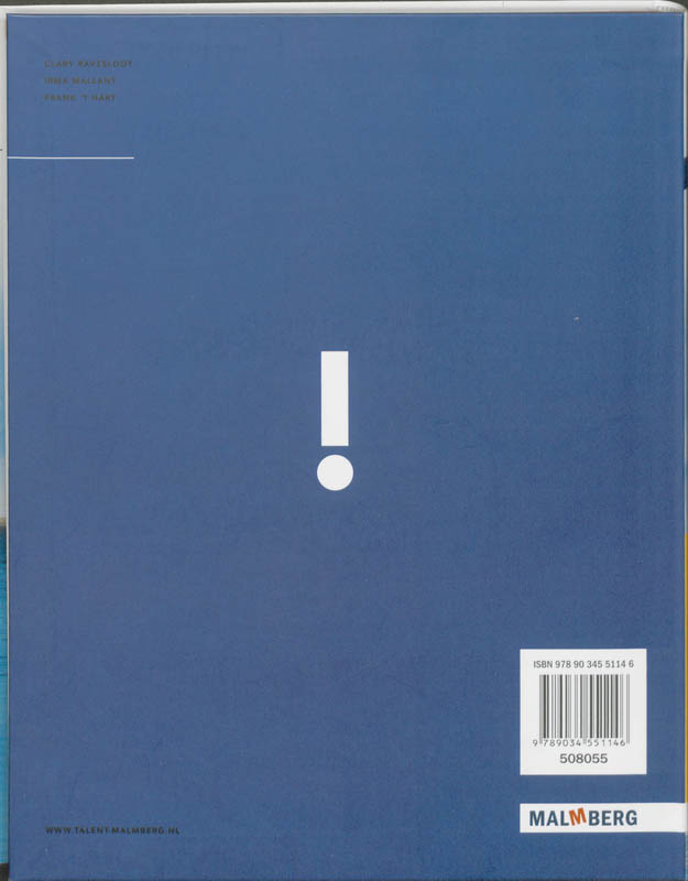 Achterkant van Handboek