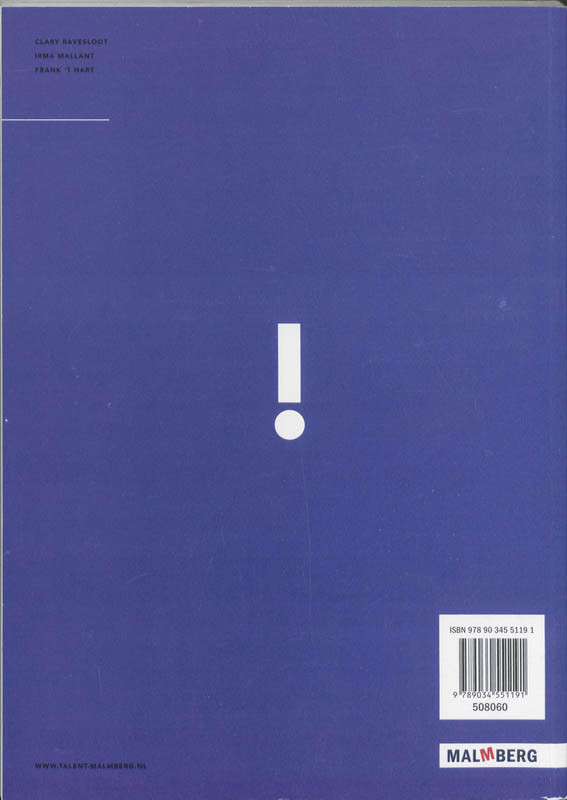 Achterkant van Antwoordenboek
