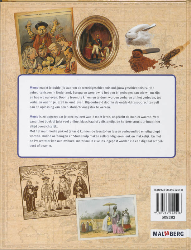 Achterkant van Handboek