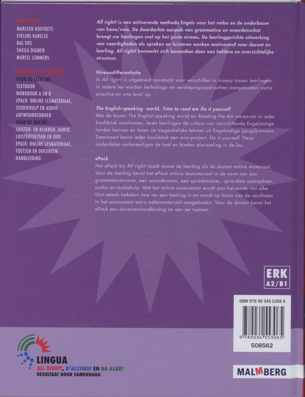 Achterkant van Textbook
