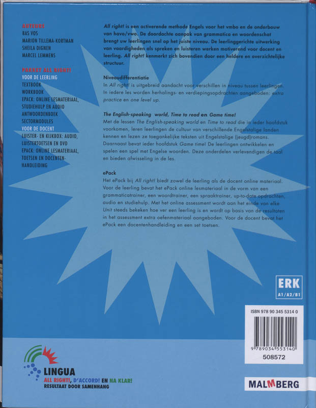 Achterkant van Textbook