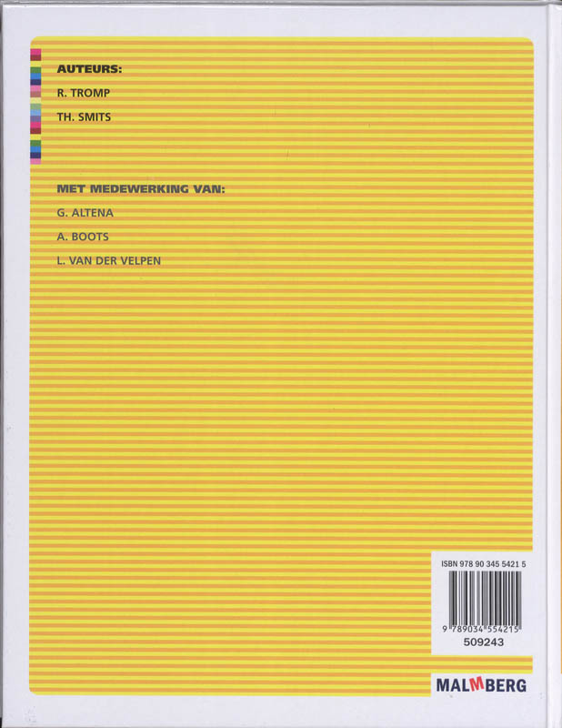 Achterkant van Handboek