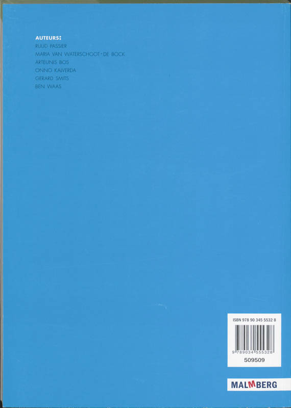Achterkant van Leerwerkboek