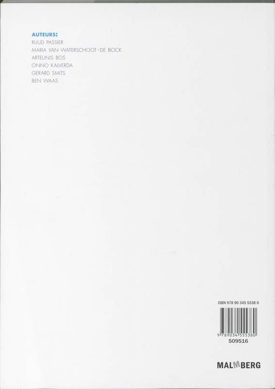 Achterkant van antwoordenboek