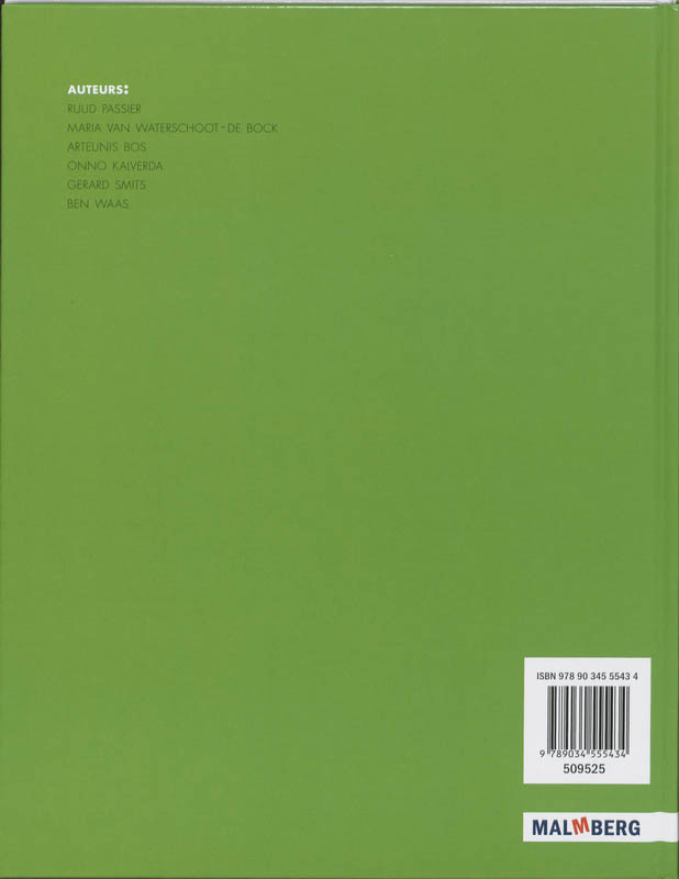 Achterkant van Handboek 1
