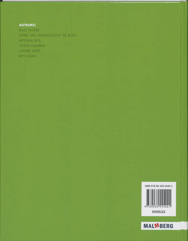 Achterkant van Handboek