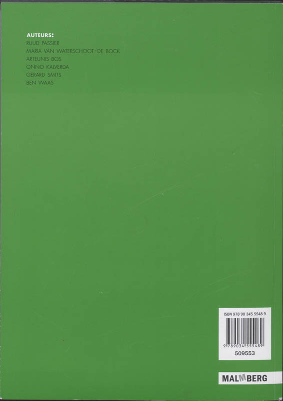 Achterkant van Werkboek 1