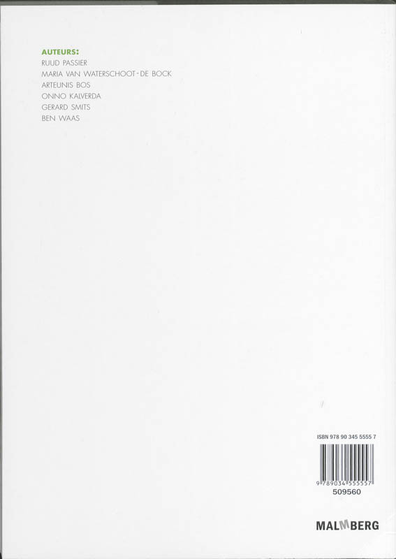 Achterkant van Antwoordenboek 1