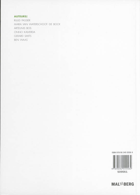 Achterkant van Antwoordenboek