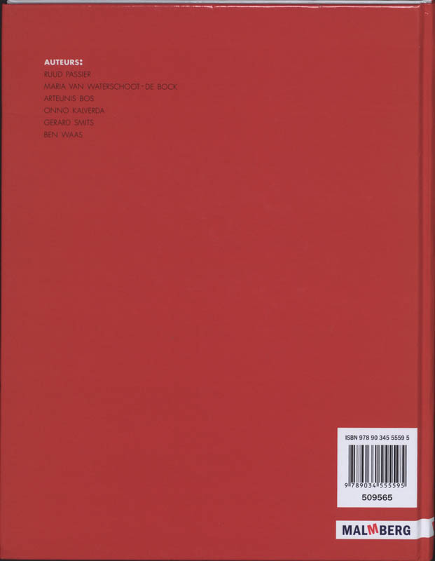 Achterkant van Handboek
