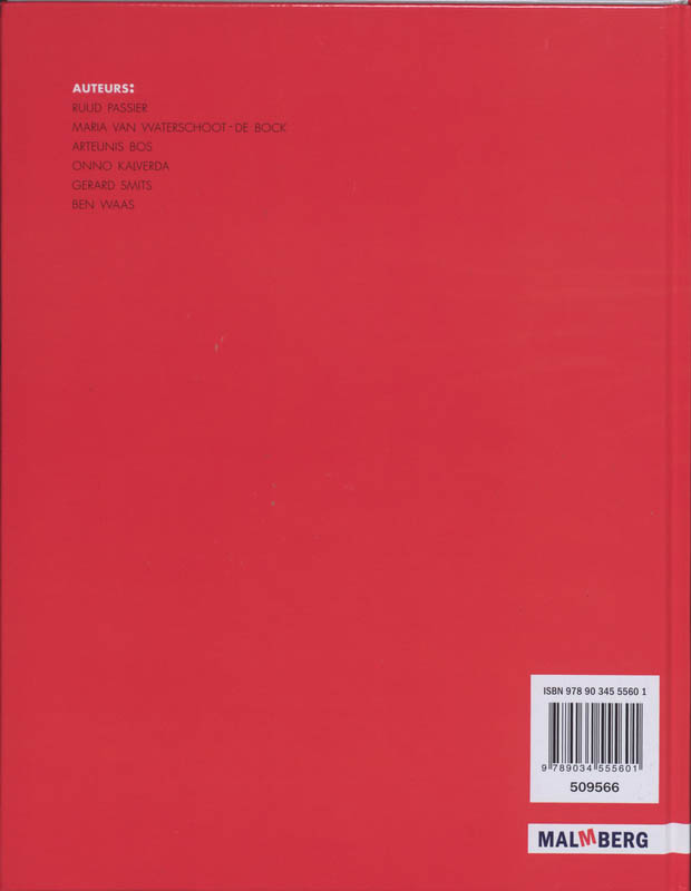 Achterkant van Handboek
