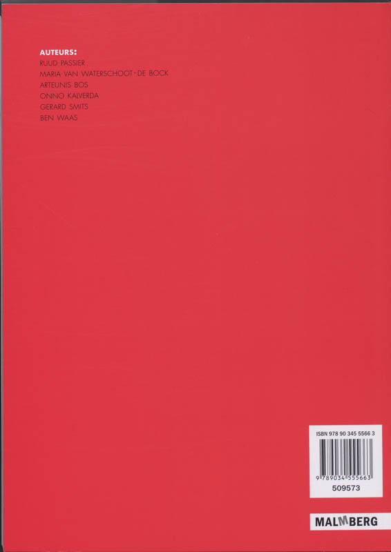Achterkant van Werkboek