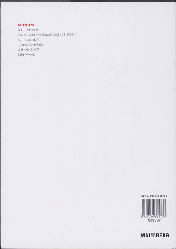 Achterkant van Antwoordenboek