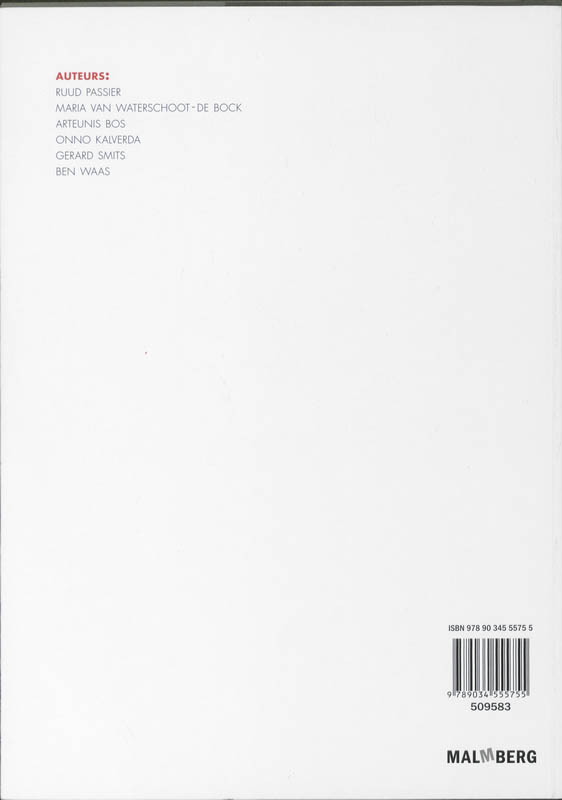 Achterkant van Antwoordenboek