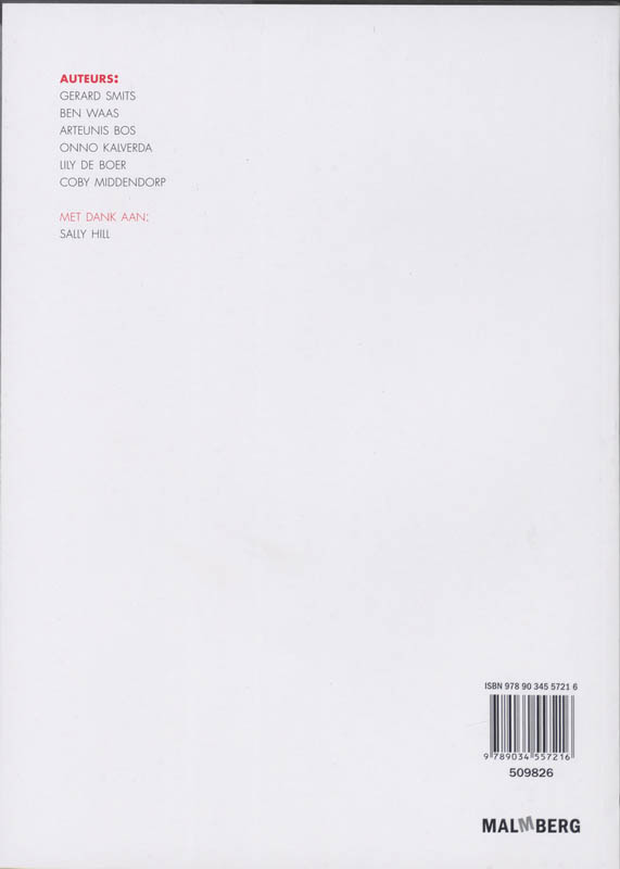 Achterkant van Antwoordenboek