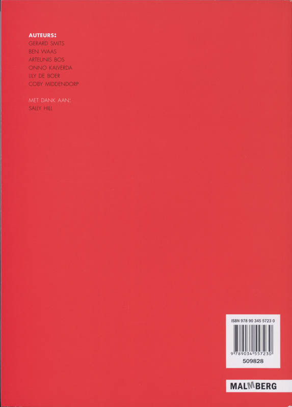 Achterkant van Werkboek