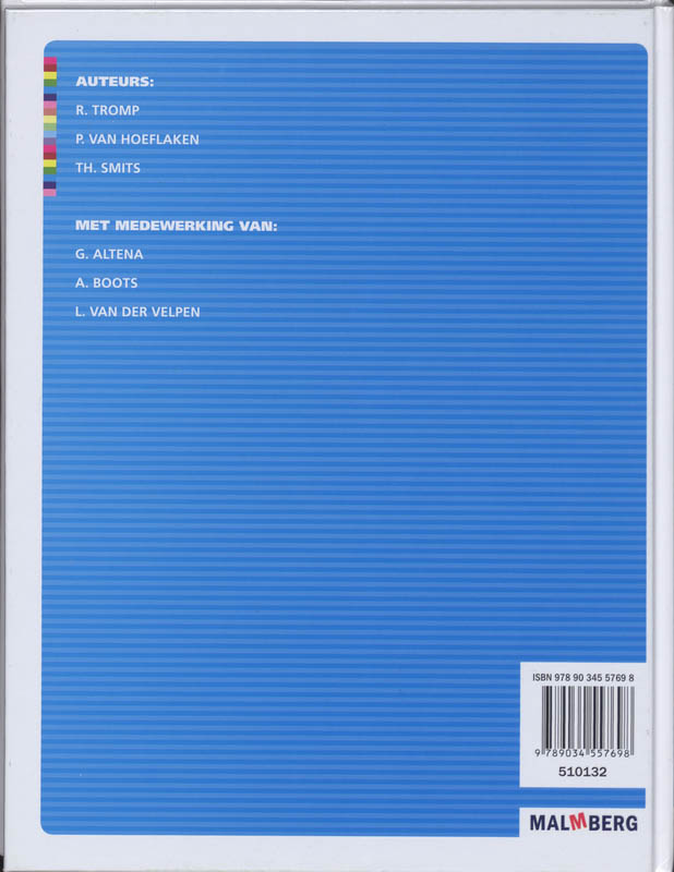 Achterkant van Handboek