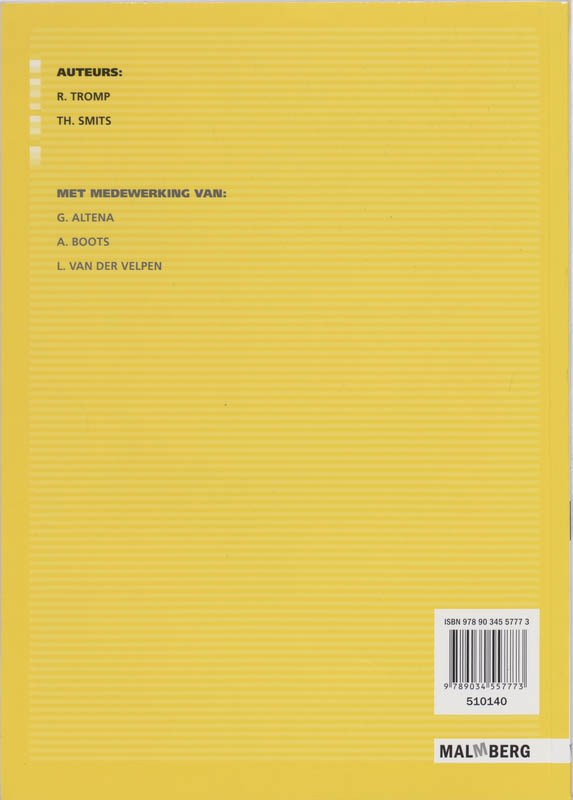 Achterkant van 2-uurs uitwerkingenboek deel A
