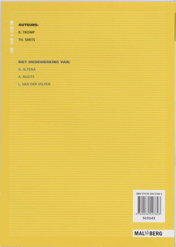 Achterkant van 2-uurs uitwerkingenboek 1-2 deel B