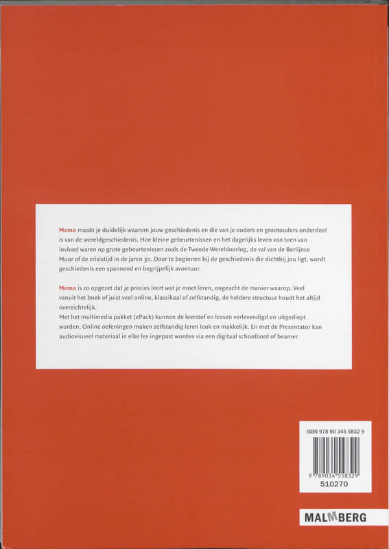 Achterkant van Antwoordenboek