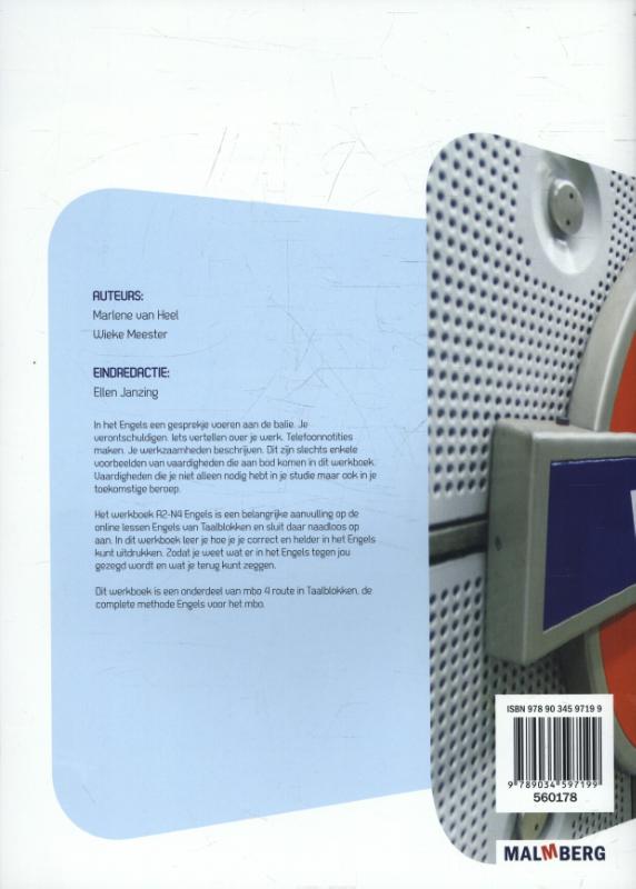 Achterkant van Werkboek A2-N4
