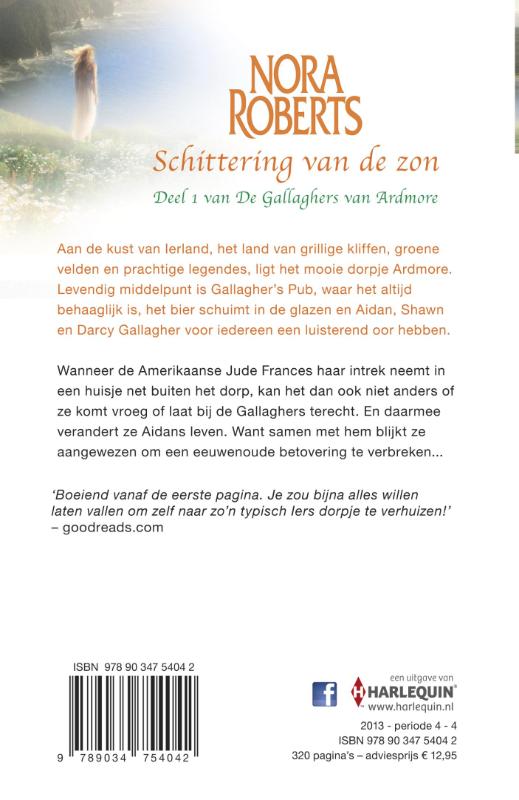 Achterkant van Schittering van de zon