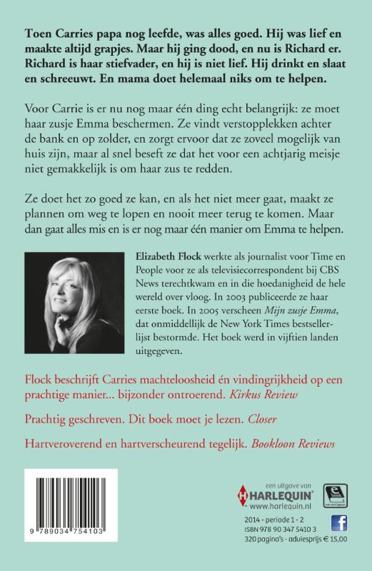 Achterkant van Mijn zusje Emma