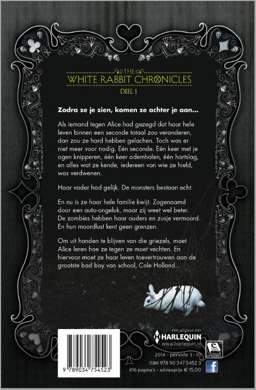 Achterkant van Alice in Zombieland