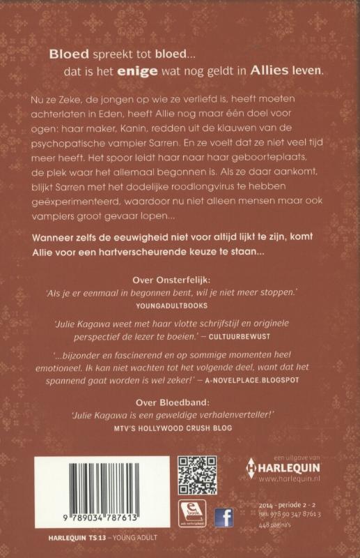 Achterkant van Bloedband