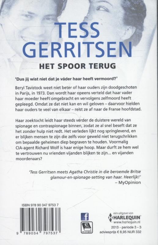 Achterkant van Het spoor terug