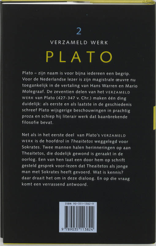 Achterkant van Theaitetos
