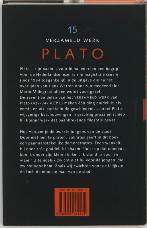 Achterkant van Charmenides Laches Lysis